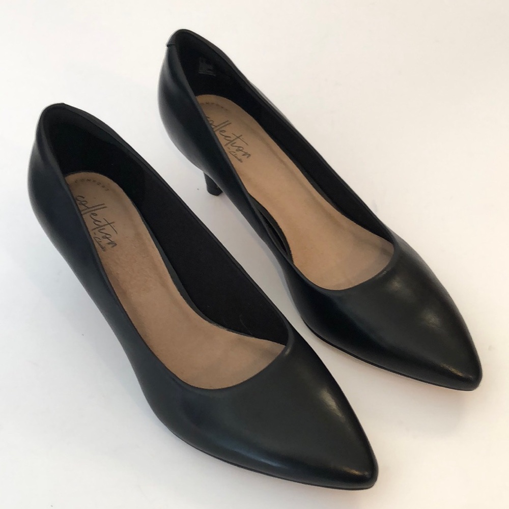 Clarks Black Heels for Women